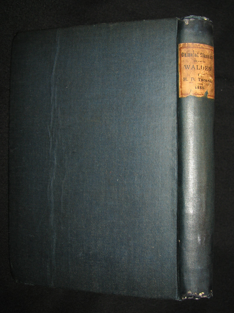 1886 Rare FIRST London Edition - WALDEN by Henry David Thoreau