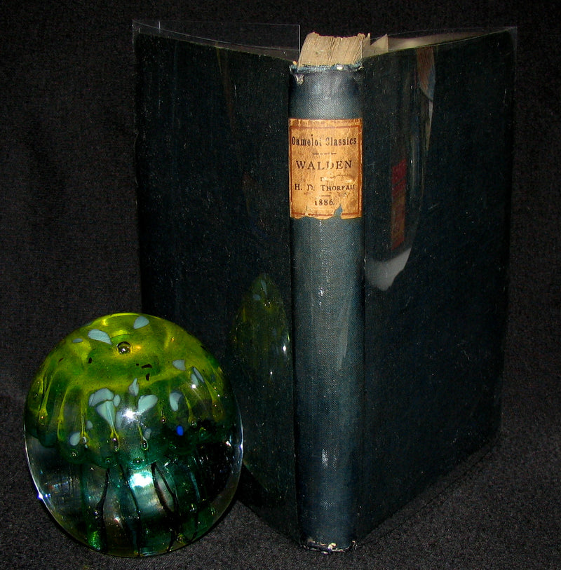 1886 Rare FIRST London Edition - WALDEN by Henry David Thoreau