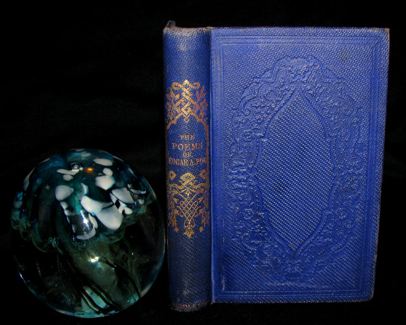 1872 Rare Victorian Book - Poems by Edgar Allan POE (The Raven, Lenore, Ulalume, ...)