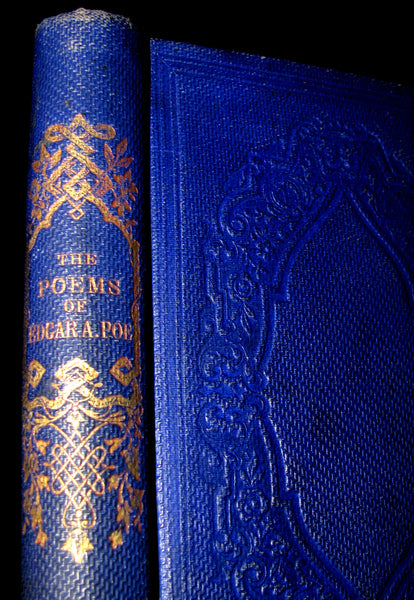1872 Rare Victorian Book - Poems by Edgar Allan POE (The Raven, Lenore, Ulalume, ...)