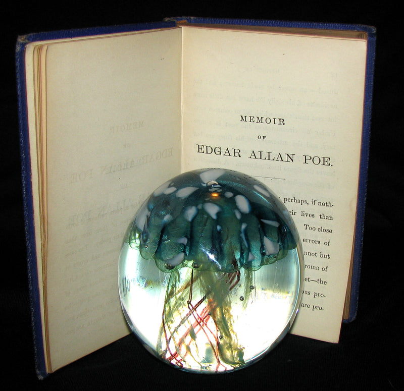 1872 Rare Victorian Book - Poems by Edgar Allan POE (The Raven, Lenore, Ulalume, ...)