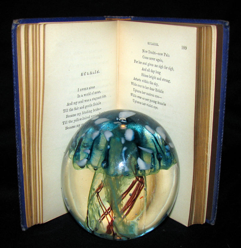 1872 Rare Victorian Book - Poems by Edgar Allan POE (The Raven, Lenore, Ulalume, ...)