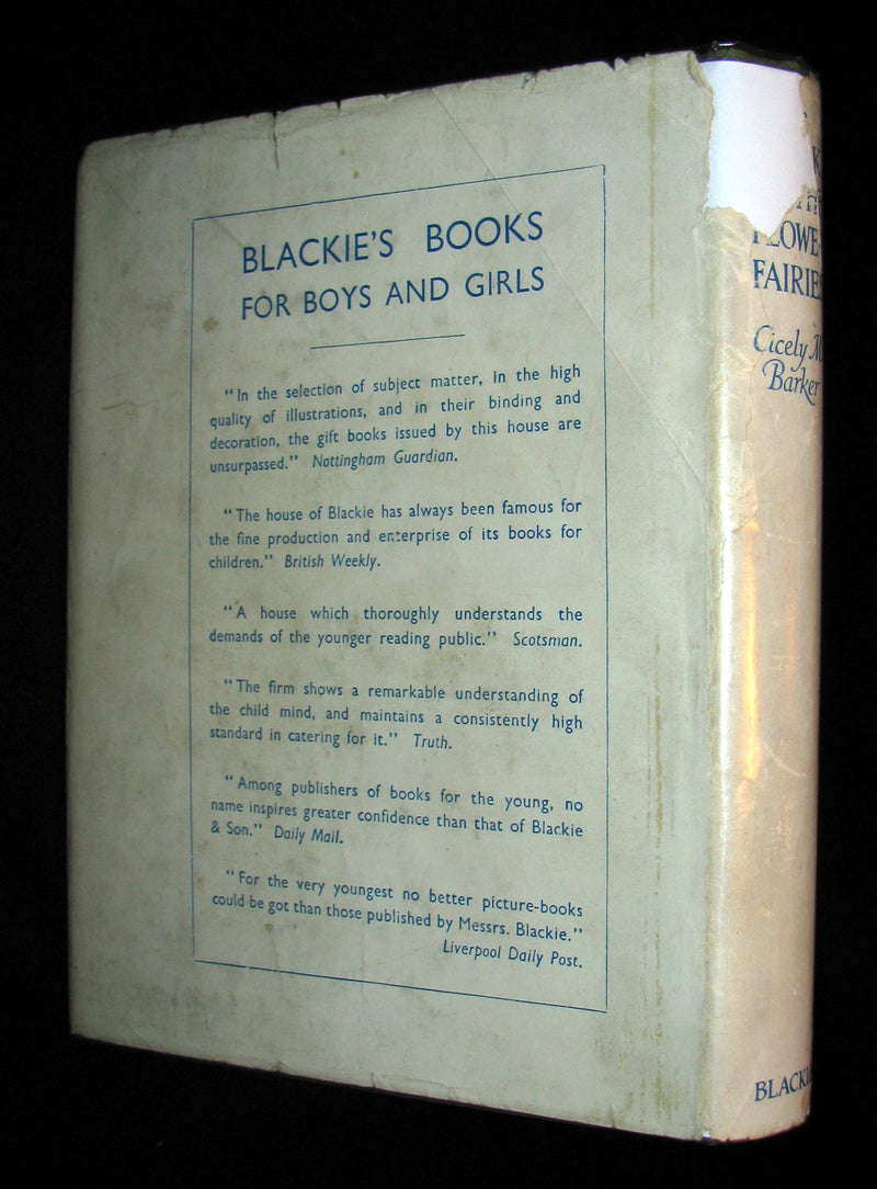 1940's Rare Book  - Cicely Mary Barker - THE BOOK OF THE FLOWER FAIRIES