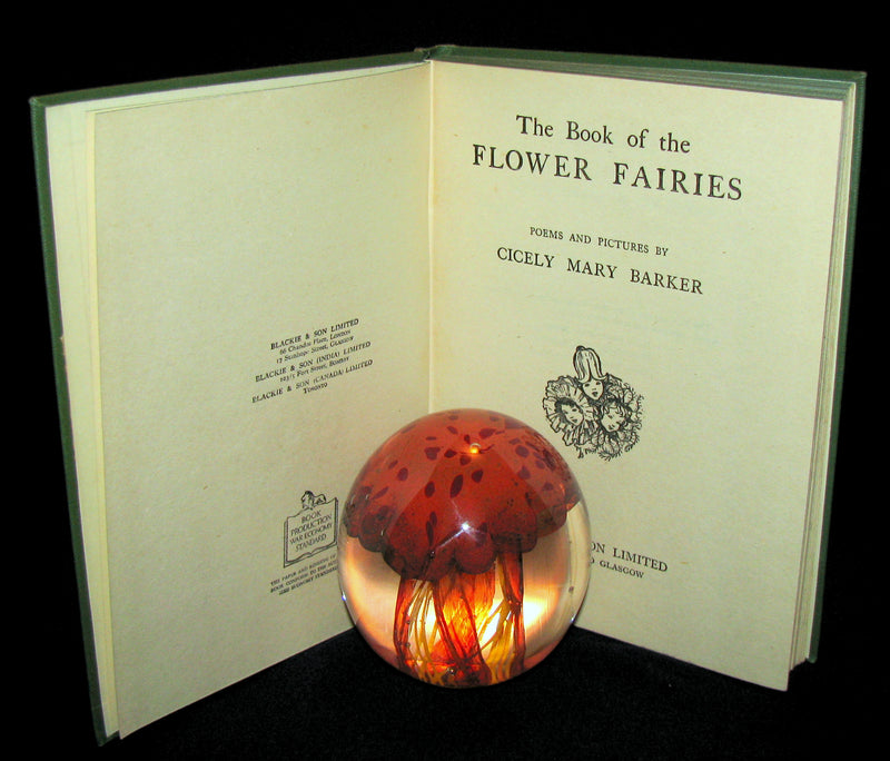 1940's Rare Book  - Cicely Mary Barker - THE BOOK OF THE FLOWER FAIRIES