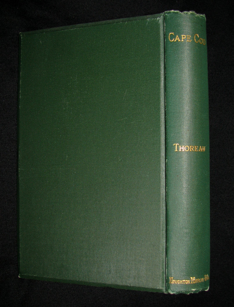 1881 Rare Book - CAPE COD by Henry David Thoreau. Association Copy of Maria Rebecca AUDUBON.