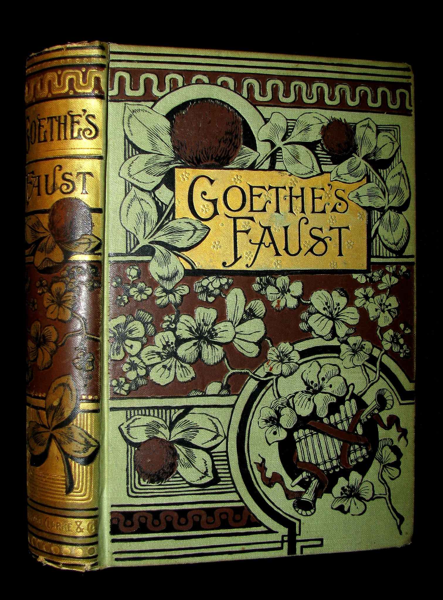 1880's Rare Victorian Book -  GOETHE'S FAUST in two parts illustrated