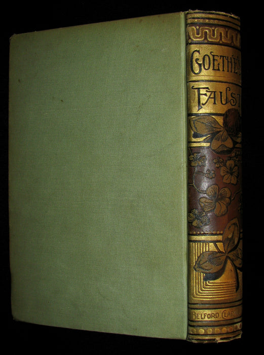 1880's Rare Victorian Book -  GOETHE'S FAUST in two parts illustrated