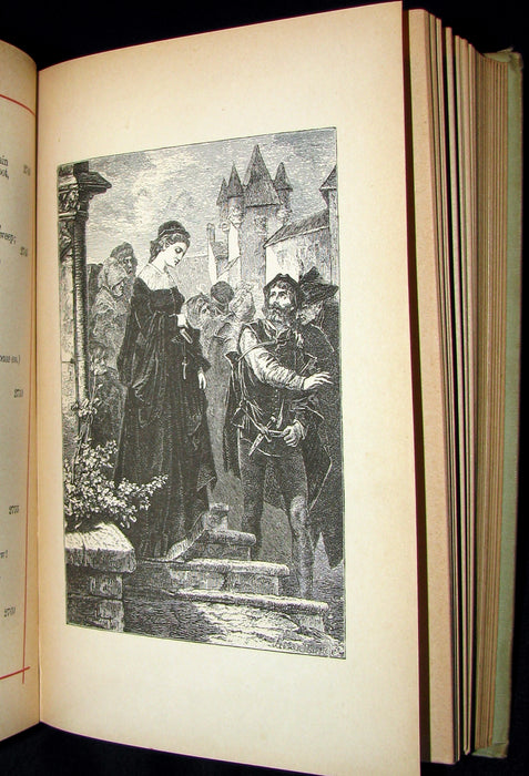 1880's Rare Victorian Book -  GOETHE'S FAUST in two parts illustrated