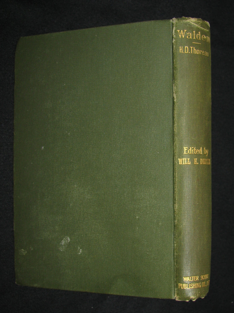 1886 Rare Victorian Book - WALDEN by Henry David Thoreau