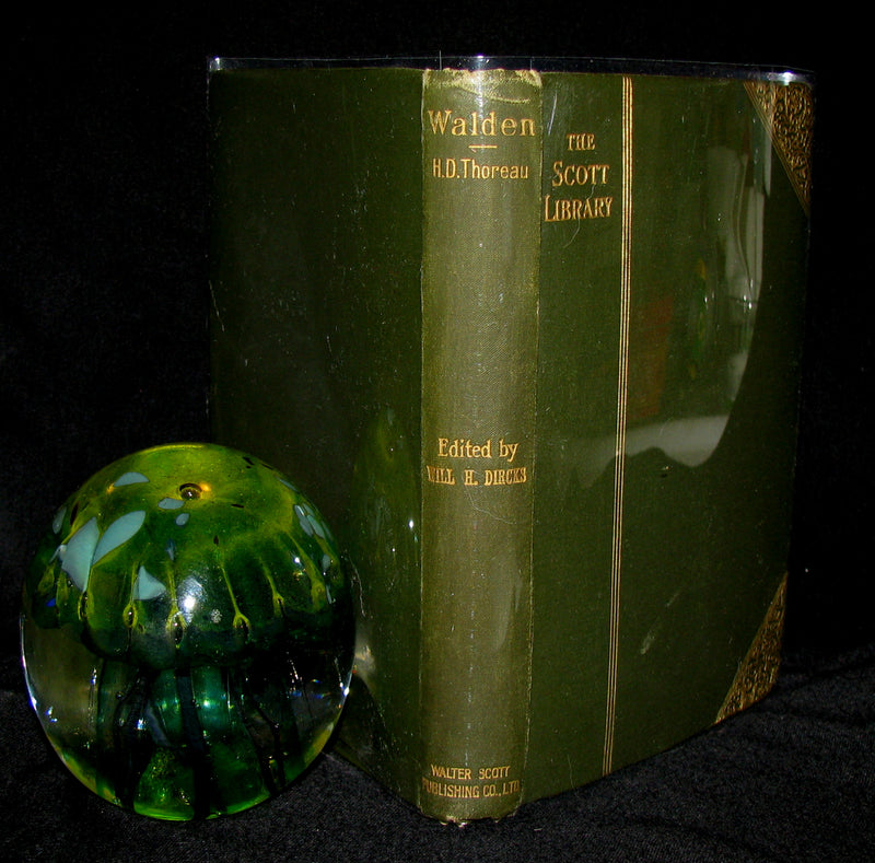 1886 Rare Victorian Book - WALDEN by Henry David Thoreau