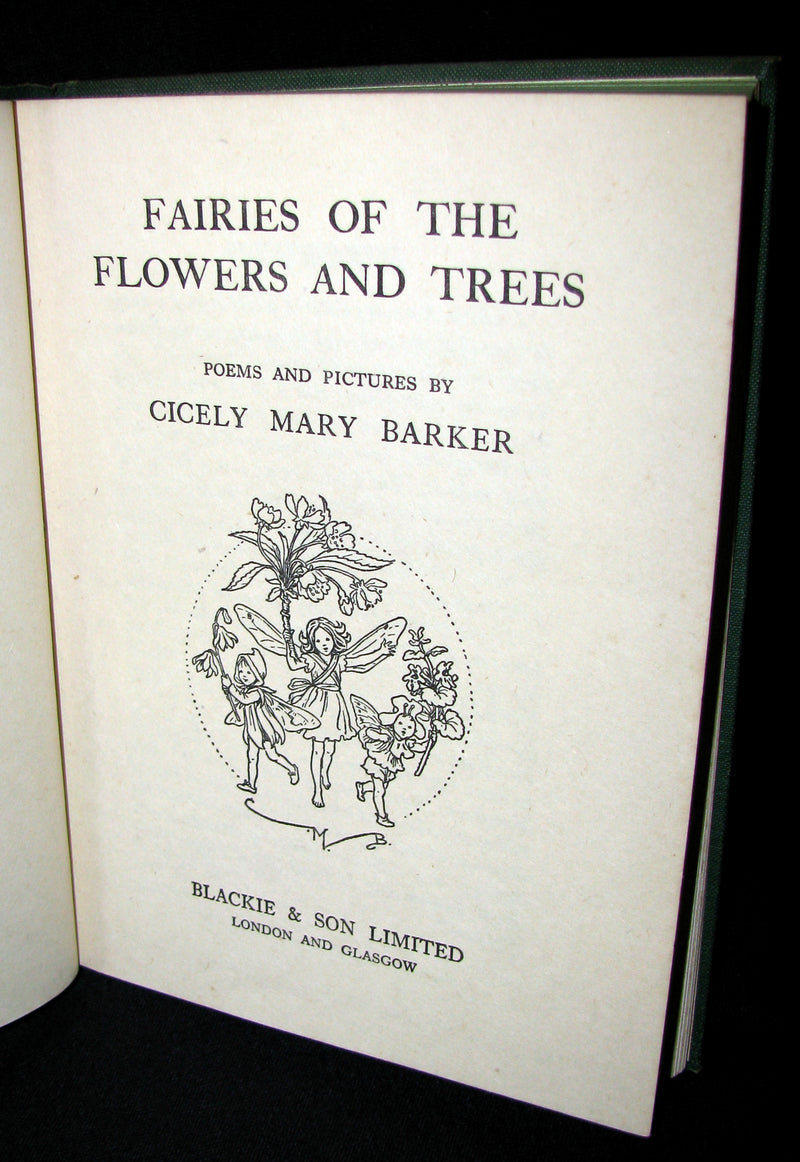 1950 - Cicely Mary Barker - FAIRIES OF THE FLOWERS AND TREES - 1st Edition