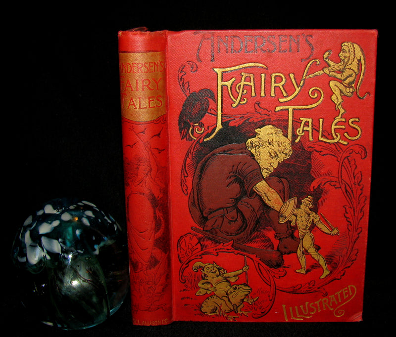 1890's Rare Victorian Book -  Hans Christian Andersen's FAIRY TALES illustrated. Scarce edition.