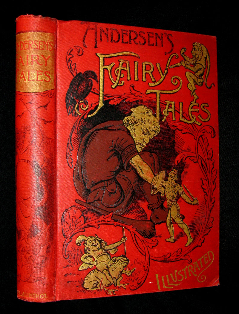 1890's Rare Victorian Book -  Hans Christian Andersen's FAIRY TALES illustrated. Scarce edition.