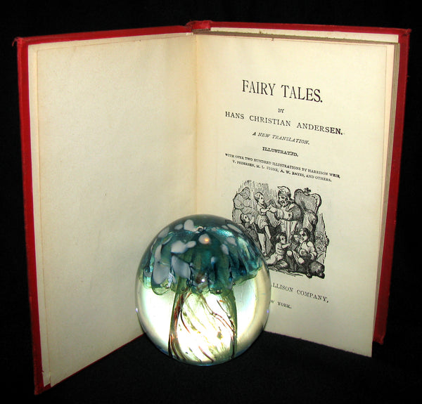 1890's Rare Victorian Book -  Hans Christian Andersen's FAIRY TALES illustrated. Scarce edition.