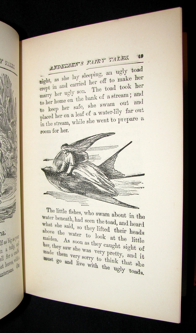 1890's Rare Victorian Book -  Hans Christian Andersen's FAIRY TALES illustrated. Scarce edition.