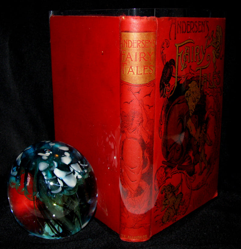 1890's Rare Victorian Book -  Hans Christian Andersen's FAIRY TALES illustrated. Scarce edition.
