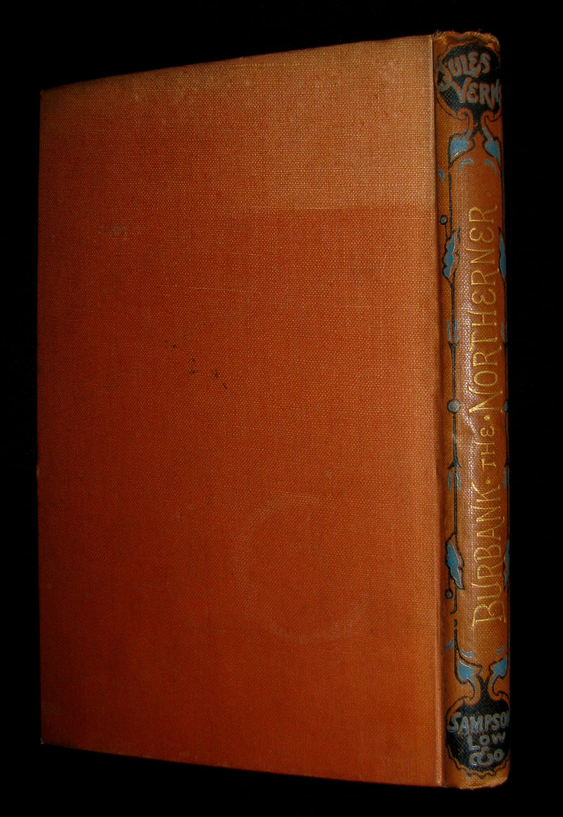1891 Rare Jules Verne early Edition - BURBANK THE NORTHERNER. A Tale of the American Civil War
