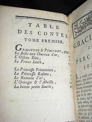 1774 - Rare French Books - Madame d'Aulnoy -  Les Contes de Fées, Par madame D****. Nouvelle édition.