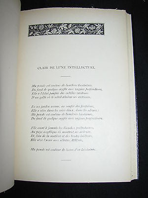 1903  - Rare French Book - FIRST EDITION EO - Émile NELLIGAN  (DANTIN, Louis)