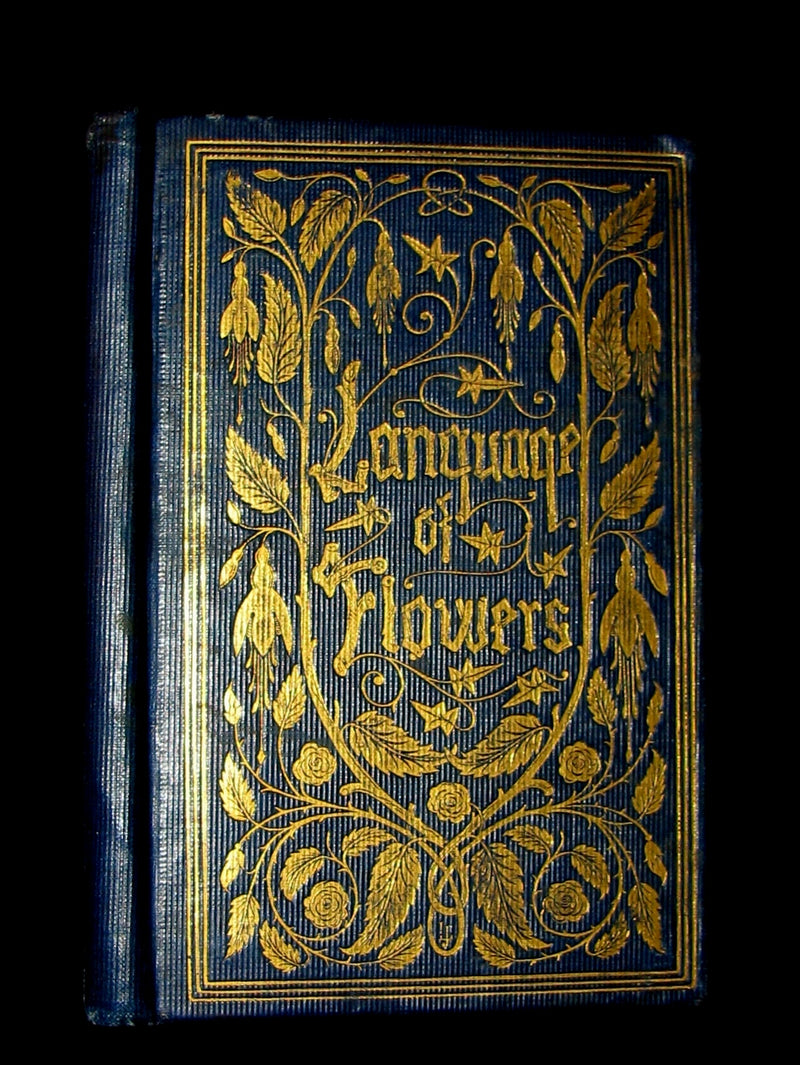 1860 Scarce Floriography Book ~ The Emblematic Language Of Flowers.