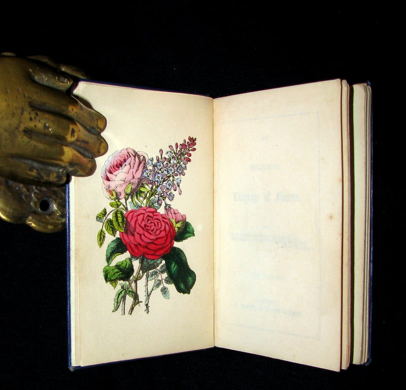 1860 Scarce Floriography Book ~ The Emblematic Language Of Flowers.