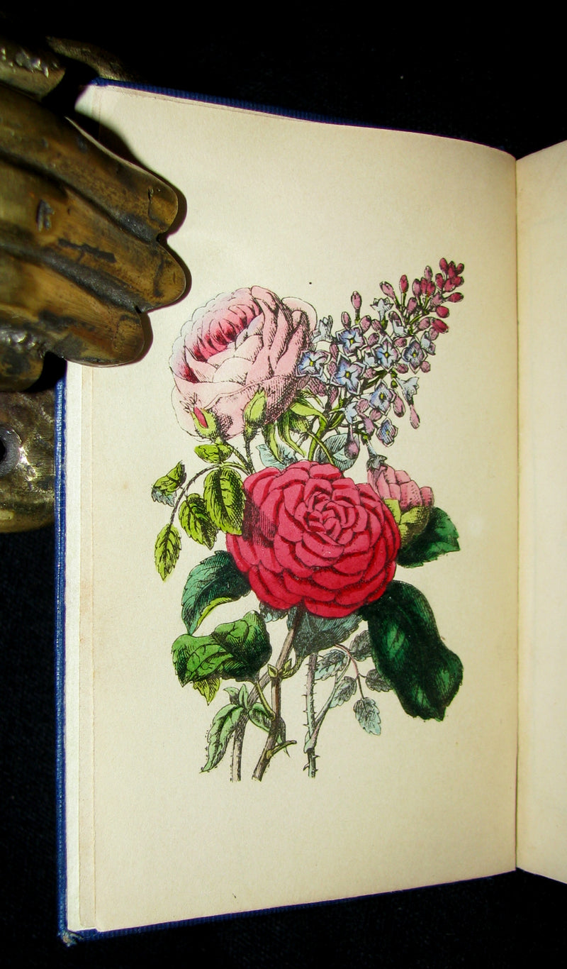 1860 Scarce Floriography Book ~ The Emblematic Language Of Flowers.