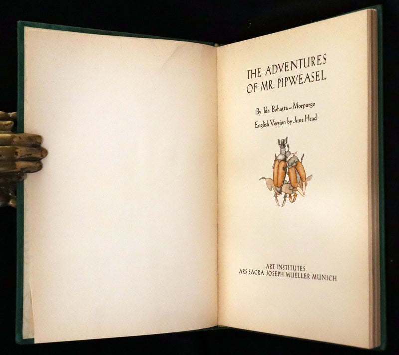 1934 Rare First English Edition - The Adventures of Mr. Pipweasel illustrated by Ida Bohatta Morpurgo.
