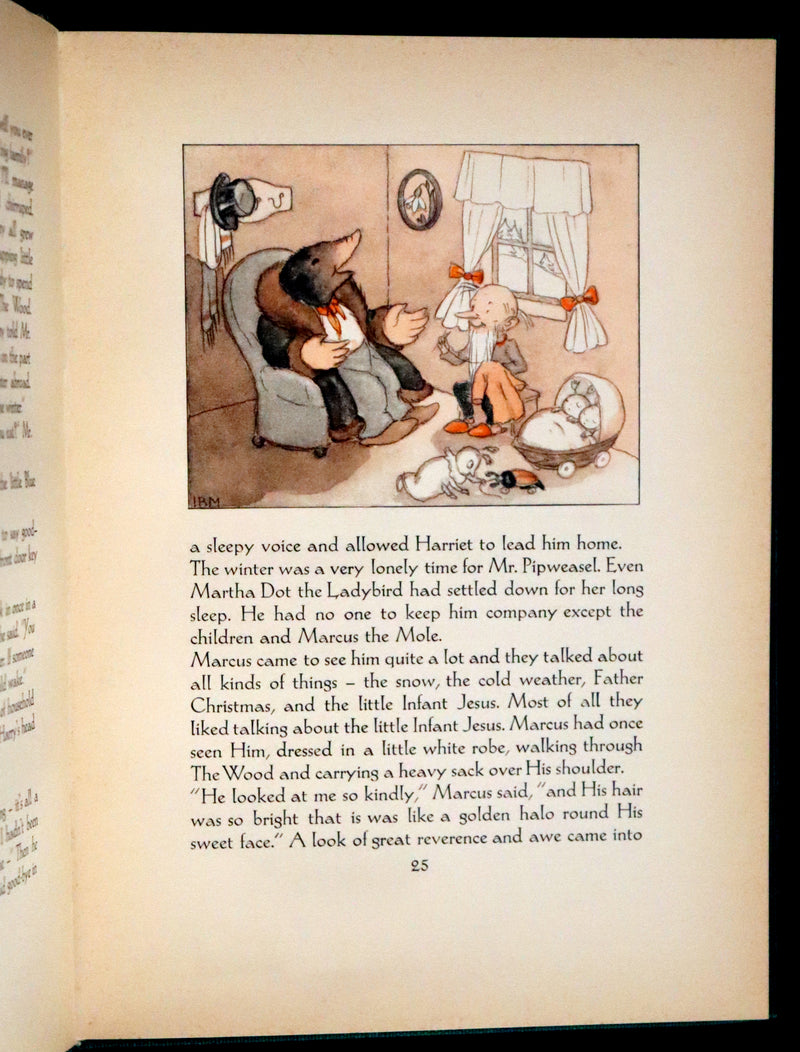 1934 Rare First English Edition - The Adventures of Mr. Pipweasel illustrated by Ida Bohatta Morpurgo.