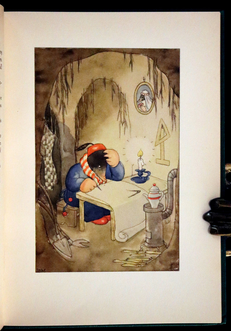 1934 Rare First English Edition - The Adventures of Mr. Pipweasel illustrated by Ida Bohatta Morpurgo.